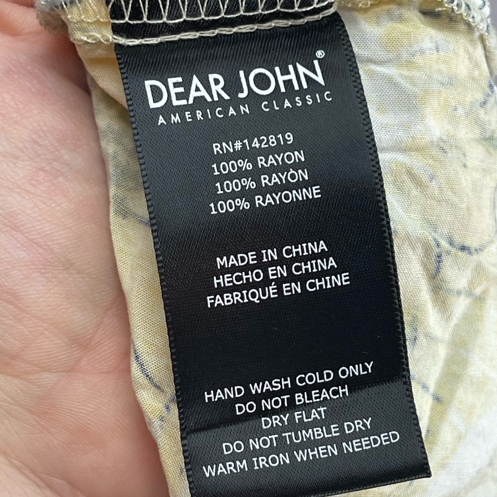 Dear John Cora Patchwork Boho Top Size Medium - image 6